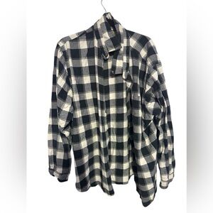 Dark blue Paid flannel